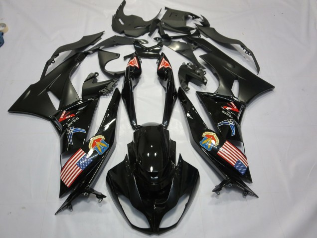 Merica 2009-2012 Kawasaki ZX6R Carénage Moto