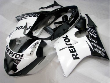 Noir Blanc Repsol 1996-2007 Honda CBR1100XX Carénage Moto