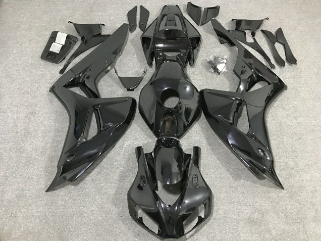 Noir Brillant 2006-2007 Honda CBR1000RR Carénage Moto