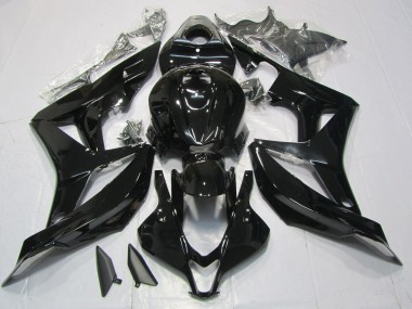 Noir Brillant 2007-2008 Honda CBR600RR Carénage Moto