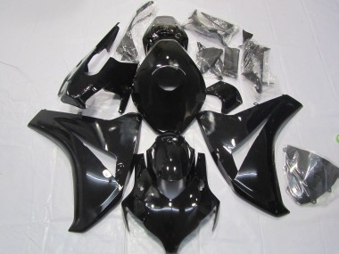 Noir Brillant 2008-2011 Honda CBR1000RR Carénage Moto