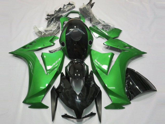 Noir Brillant & Vert 2012-2016 Honda CBR1000RR Carénage Moto