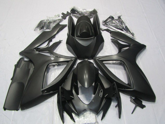 Noir Mat 2006-2007 Suzuki GSXR 600-750 Carénage Moto