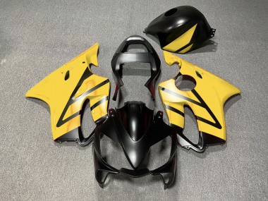 Noir Mat & Jaune 2001-2003 Honda CBR600 F4i Carénage Moto