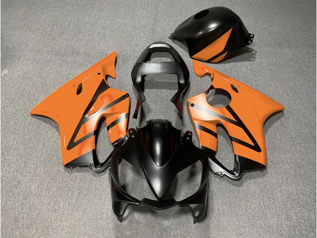 Noir Mat & Orange 2001-2003 Honda CBR600 F4i Carénage Moto