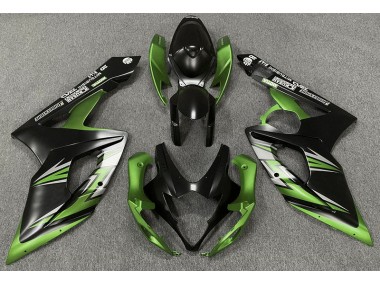 Noir Mat & Vert 2005-2006 Suzuki GSXR 1000 Carénage Moto