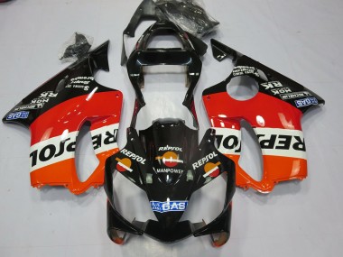 Noir Repsol 2001-2003 Honda CBR600 F4i Carénage Moto