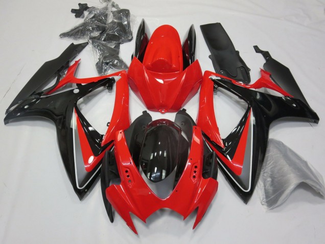 OEM Style Rouge 2006-2007 Suzuki GSXR 600-750 Carénage Moto