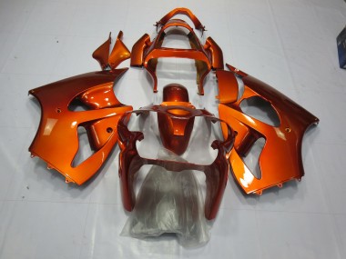 Orange 2000-2002 Kawasaki ZX6R Carénage Moto