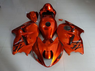 Orange Brillant Vibrant 1997-2007 Suzuki GSXR 1300 Carénage Moto