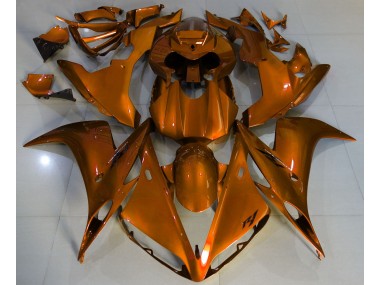 Orange Foncé 2004-2006 Yamaha R1 Carénage Moto