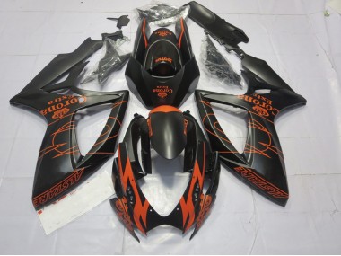 Orange Mat 2006-2007 Suzuki GSXR 600-750 Carénage Moto