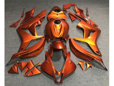 Orange Plat 2007-2008 Honda CBR600RR Carénage Moto