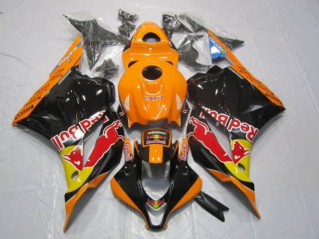 Orange Rouge Taureau 2009-2012 Honda CBR600RR Carénage Moto