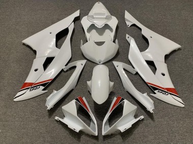 Perle Blanche 2008-2016 Yamaha R6 Carénage Moto