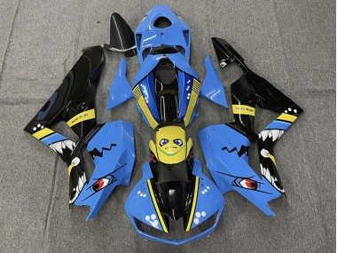 Requin Bleu 2013-2023 Honda CBR600RR Carénage Moto