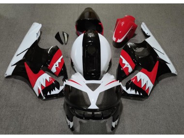 Requin Rouge 2002-2005 Kawasaki ZX12R Carénage Moto