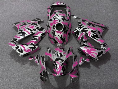 Rose Camouflage 2002-2012 Honda VFR800 Carénage Moto