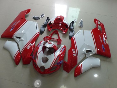 Rouge & Blanc 2003-2004 Ducati 749 999 Carénage Moto