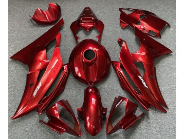 Rouge Bonbon 2008-2016 Yamaha R6 Carénage Moto