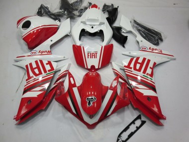 Rouge Fiat 2007-2008 Yamaha R1 Carénage Moto