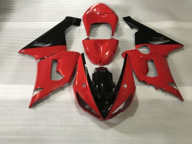 Rouge Noir 2005-2006 Kawasaki ZX6R Carénage Moto