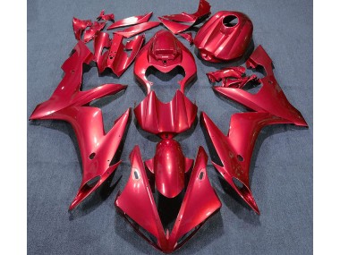 Rouge Uni 2004-2006 Yamaha R1 Carénage Moto