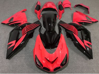 Rouge Vif 2006-2011 Kawasaki ZX14R Carénage Moto