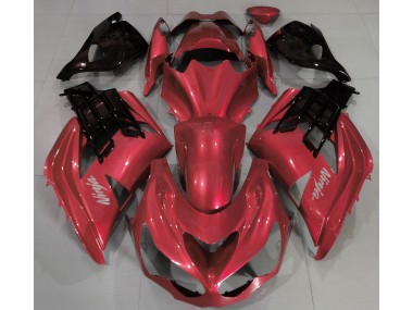 Rouge Vif 2012-2021 Kawasaki ZX14R Carénage Moto