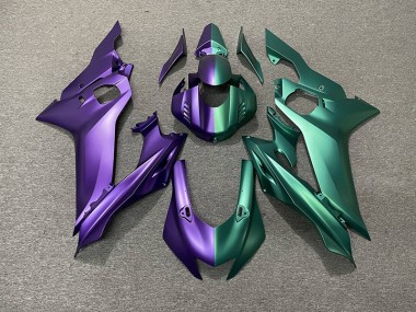 Split Violet & Vert 2017-2021 Yamaha R6 Carénage Moto