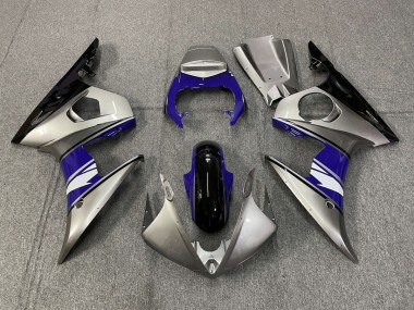 Style Argent & Violet 2003-2004 Yamaha R6 Carénage Moto