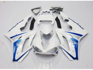 Style Blanc & Bleu 2006-2008 Triumph Daytona 675 Carénage Moto