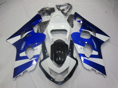 Style Bleu Blanc OEM 2004-2005 Suzuki GSXR 600-750 Carénage Moto