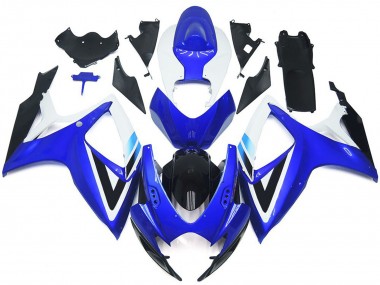 Style Bleu Profond & Bleu Clair OEM 2006-2007 Suzuki GSXR 600-750 Carénage Moto