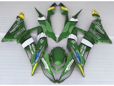 Style De Logo Vert 2013-2018 Kawasaki ZX6R Carénage Moto