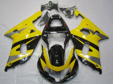 Style Jaune OEM 2001-2003 Suzuki GSXR 600-750 Carénage Moto