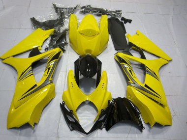 Style Jaune OEM 2007-2008 Suzuki GSXR 1000 Carénage Moto