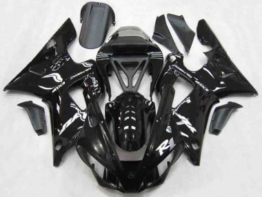 Style Noir Brillant 2000-2001 Yamaha R1 Carénage Moto