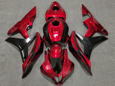 Style Rouge Foncé OEM 2007-2008 Honda CBR600RR Carénage Moto