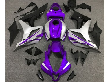 Style Violet & Argent OEM 2007-2008 Honda CBR600RR Carénage Moto