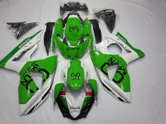 Verde Go Fun 2009-2016 Suzuki GSXR 1000 Carénage Moto