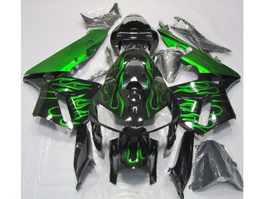 Verde Vibrante Fiamma 2005-2006 Honda CBR600RR Carénage Moto