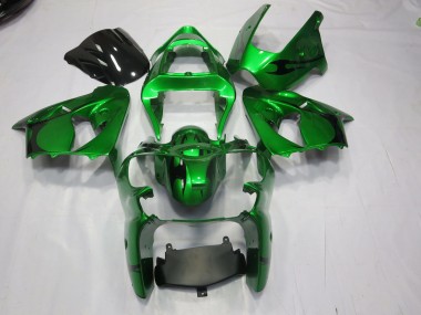 Vert 2000-2002 Kawasaki ZX6R Carénage Moto