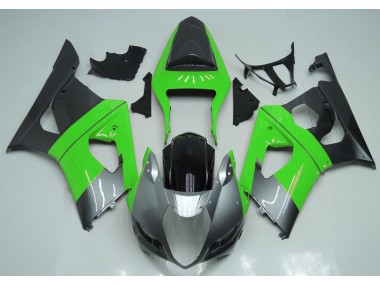 Vert Argent & Noir 2003-2004 Suzuki GSXR 1000 Carénage Moto