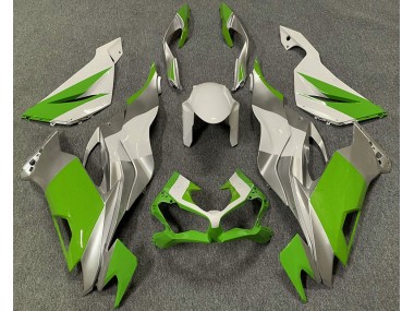 Vert Blanc & Argent 2019-2023 Kawasaki ZX6R Carénage Moto