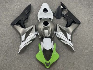 Vert Blanc & Gris 2007-2008 Honda CBR600RR Carénage Moto