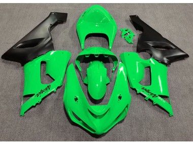 Vert Brillant 2005-2006 Kawasaki ZX6R Carénage Moto