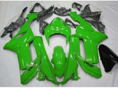 Vert Brillant 2007-2008 Kawasaki ZX6R Carénage Moto