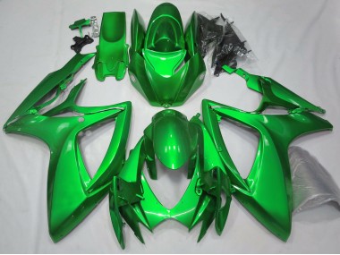 Vert Brillant Uni 2006-2007 Suzuki GSXR 600-750 Carénage Moto