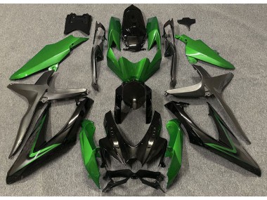 Vert Brillant & Vert R 2008-2010 Suzuki GSXR 600-750 Carénage Moto